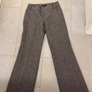 Share Size 4 Banana Republic Black and Beige Martin wool blend pants, lined